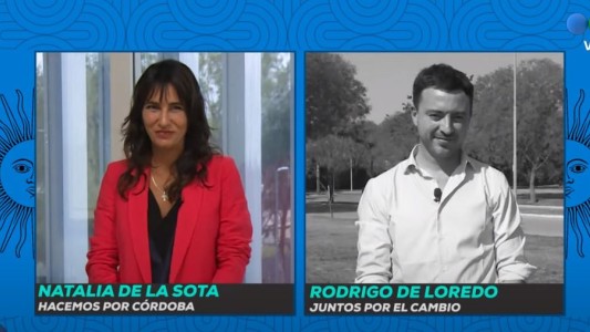Entre candidatos: Las propuestas de Natalia De la Sota y Rodrigo De Loredo
