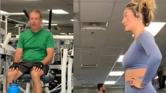 Grabó y confrontó a un hombre que la miraba fijamente en el gimnasio: qué le respondió