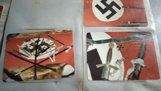 Allanan la casa de "el loco del fusil" y secuestran armamento y objetos con simbología nazi