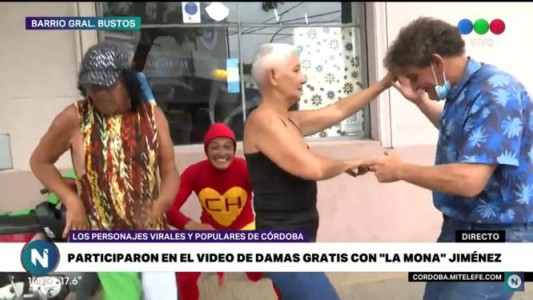 Los personajes populares son virales y se sumaron al hit de La Mona y Pablo Lescano