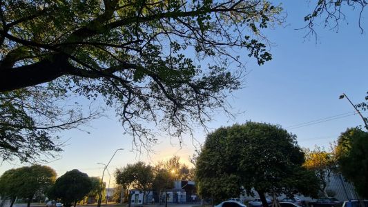 Un día soleado de mañana fría