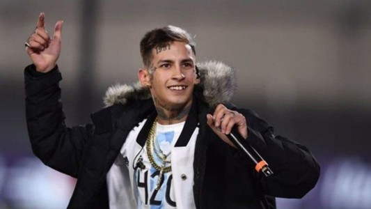 El homenaje de L-Gante a Maradona con una reversión de la canción de Rodrigo