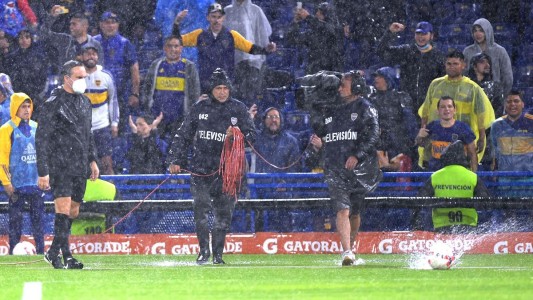 Boca-Newell's se suspendió por la lluvia y se juega hoy a las 19.15