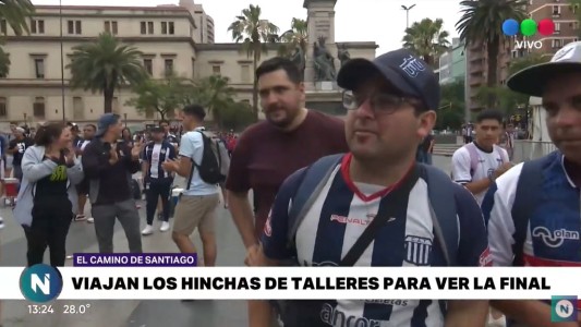 VIDEO: así partían los hinchas de Talleres rumbo a Santiago del Estero