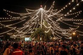 Miles de rosarinos pidieron "paz" ante la violencia en tradicional encendido de árbol navideño