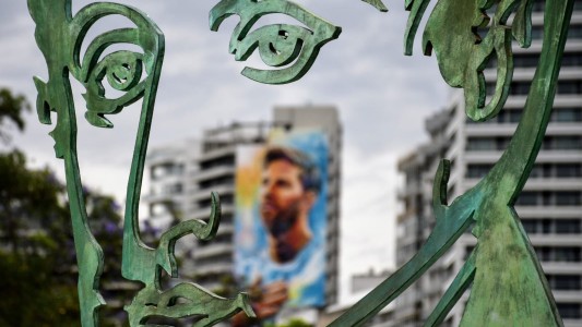 Se inaugura el mayor mural en homenaje a Lionel Messi en Rosario