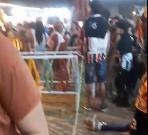 Una nena y un papá fueron hospitalizados al caer un juego en un parque de diversiones de José C. Paz