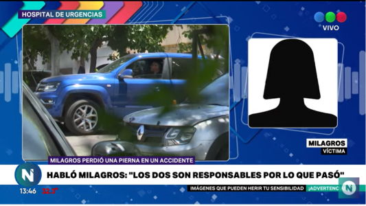 "No lo perdonaría, a mi la pierna no me la devuelve nadie": el duro testimonio de la chica amputada al ser atropellada en Córdoba