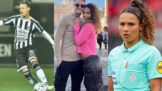 La historia de amor del futbolista y la árbitra: lo expulsaron, discutieron y se enamoraron
