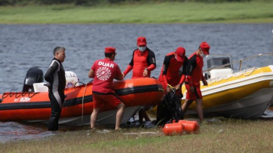 Continúa la búsqueda de una persona en el Embalse de Calamuchita