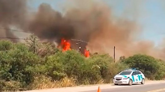 Incendio en San Marcos Sierra: hay dos detenidos