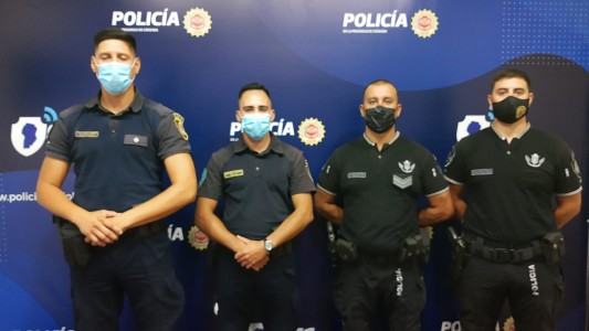 Policías asistieron a una mujer a parir a orillas del Suquía