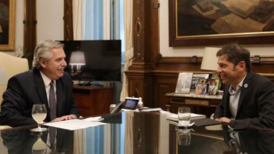 En medio de las negociaciones con el FMI, Alberto Fernández se reunió con Axel Kicillof