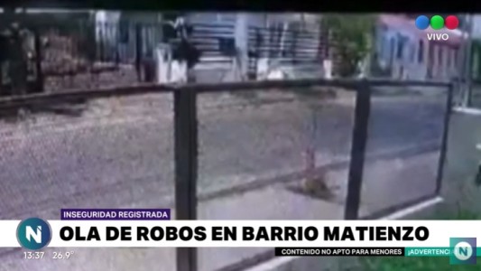 B° Matienzo: Saltó la reja, robó la bici y se fue andando
