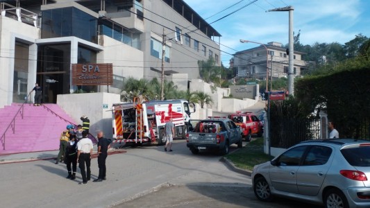 Incendio en el hotel Eleton de Carlos Paz