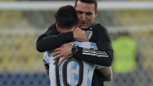 "Saludos para todos": la aparición de Messi en la conferencia de Scaloni