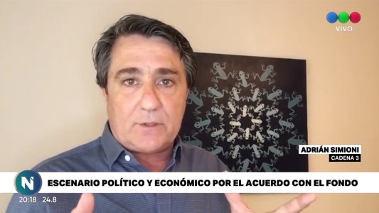 Simioni: el escenario político y económico por el acuerdo con el fondo