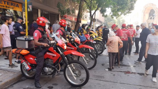 Hubo 50 vecinos autoevacuados por el incendio de un edificio céntrico