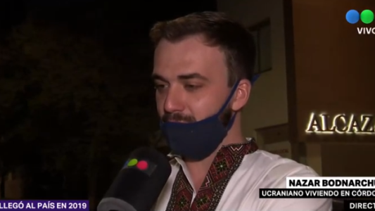 Córdoba: un ucraniano recolecta fondos para un hospital de Kiev