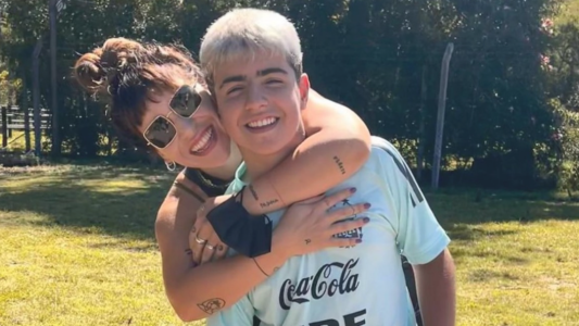 El emotivo mensaje de Gianinna Maradona para su hijo Benjamín: "Escribí tu propia historia"