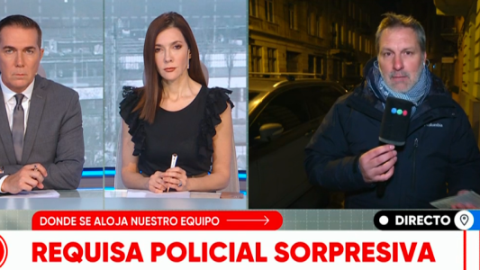 Sorpresiva requisa policial al equipo de Telefe Noticias en Ucrania