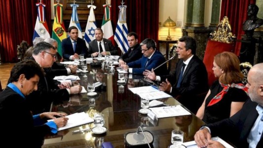 Massa recibió a autoridades israelíes para conmemorar el 30° aniversario del atentado a la Embajada