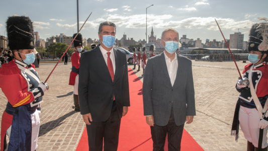 El Gobernador Juan Schiaretti recibió al gobernador chaqueño Jorge Capitanich