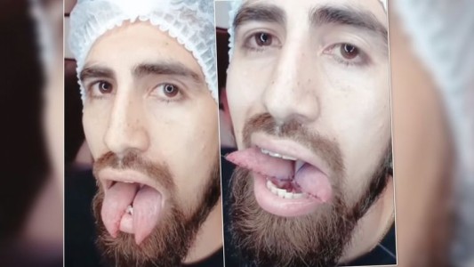 El ex jugador de Boca que se hizo una lengua bífida para parecer una serpiente