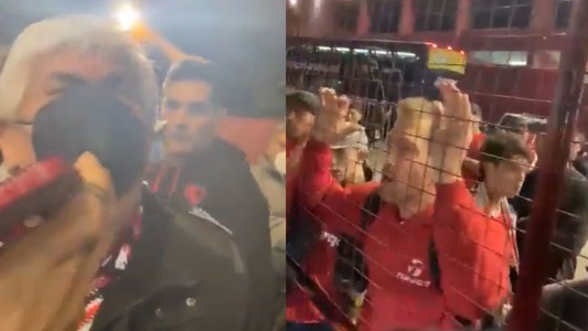 Empate y escándalo en Independiente: Moyano se cruzó con un hincha y lo insultó
