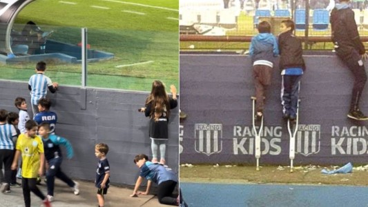 La historia detrás de la foto viral en Racing: “Ese lugar de la cancha está angelado”