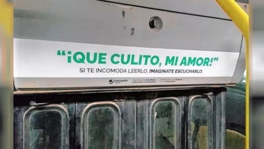 "¡Qué culito mi amor!": La llamativa campaña contra el acoso callejero en Neuquén