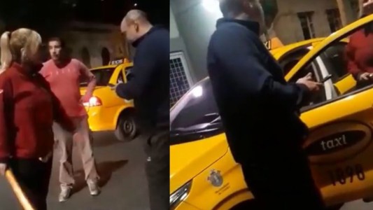 Video: Una taxista utilizó un palo de hockey para defenderse de agresiones