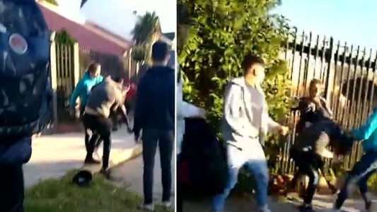 Batalla campal a la salida de la escuela: padres se sumaron a la golpiza