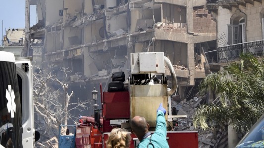 Explosión y derrumbe en un histórico hotel de La Habana