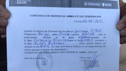 Barrio los sauces: el pitbull fue retirado por las autoridades