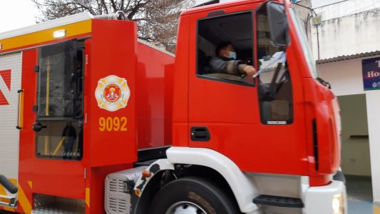 Dos mujeres fueron rescatadas en un incendio