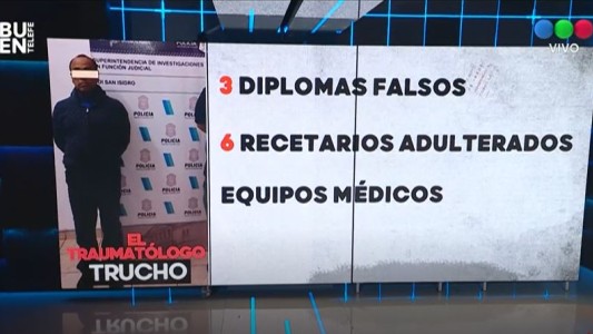 Médico trucho: Se hacía pasar por traumatólogo y atendía en un consultorio bien equipado en su casa