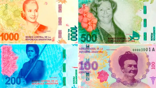 Presentan la nueva familia de billetes con próceres y heroínas