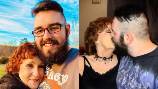 Pareja se conoció en un funeral, comenzaron relación y ahora abrieron cuenta de OnlyFans: ella tiene 77 años y él 24