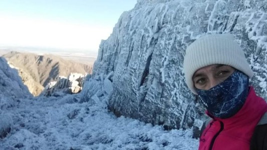 Las increíbles fotos del Cerro Tres Picos cubierto de nieve