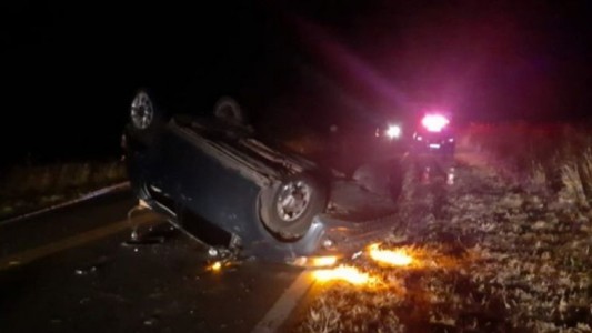 Volcó un auto con 6 ocupantes y murió una nena de 10 años