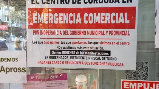 “Ruidazo” de comerciantes en contra de las protestas callejeras