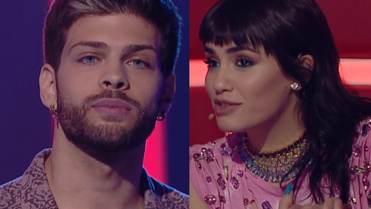 Lo rechazó el jurado pero Lali le dio su teléfono al aire