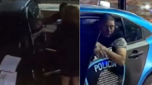 Chocó contra un poste, se resistió a bajar del auto y lo detuvieron entre cinco policías