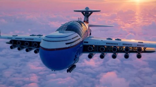 Planean construir el primer crucero volador del mundo con espacio para 5 mil pasajeros