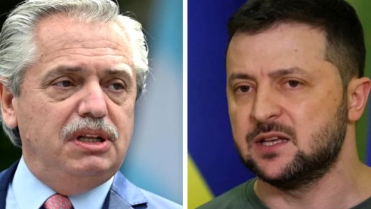 Volodomir Zelenski agradeció a Alberto Fernández la ayuda humanitaria