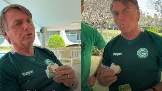"Hay muchas cosas buenas en Argentina": Bolsonaro probó alfajores y reveló cuál es su favorito
