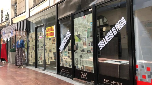 La crisis golpea fuerte en las galerías comerciales del centro