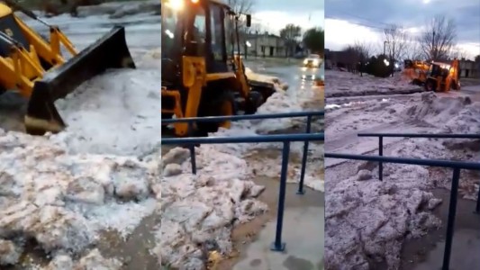 Impactante temporal de granizo en Entre Ríos provocó graves destrozos