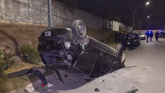 Persecución y vuelco Villa Siburu